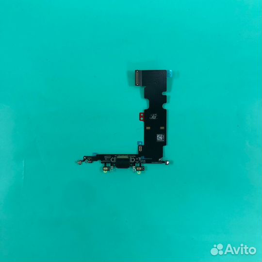 Шлейф iPhone 8 Plus с разьемом зарядки черный