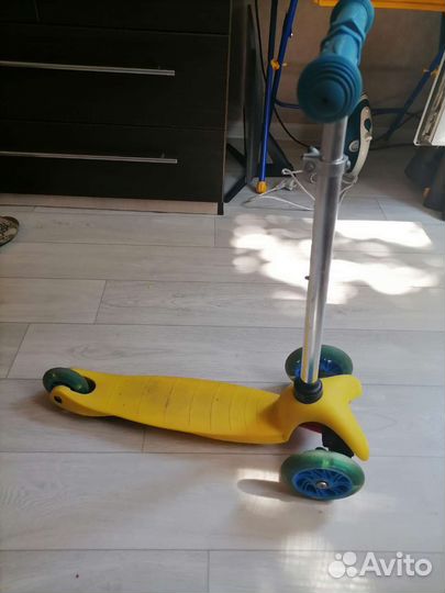 Самокат детский трехколесный бу