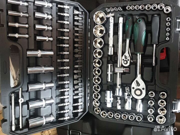 Набор инструментов 108 придметов головки ключи