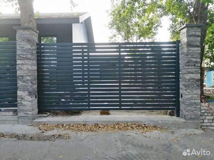 Откатные ворота Alutech Prestige 4500х2350