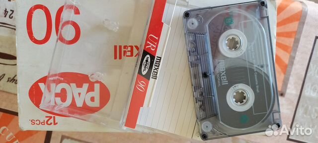Аудиокассеты maxell ur90 с записями