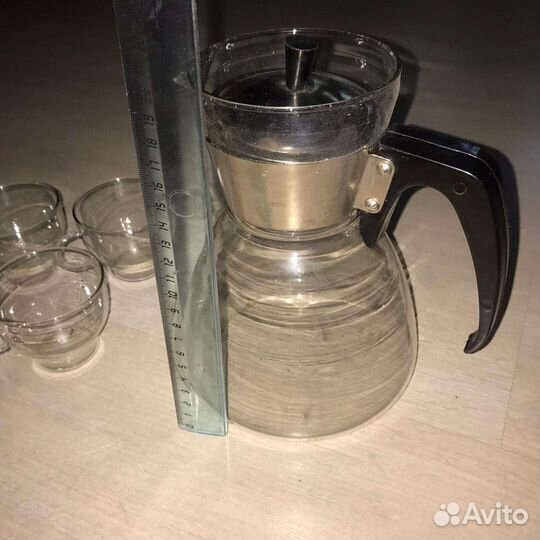 Чайный набор из термостойкого стекла