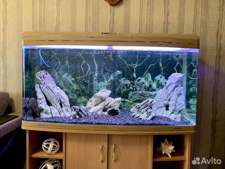 Аквариум с тумбой jebo 3126 R 289л