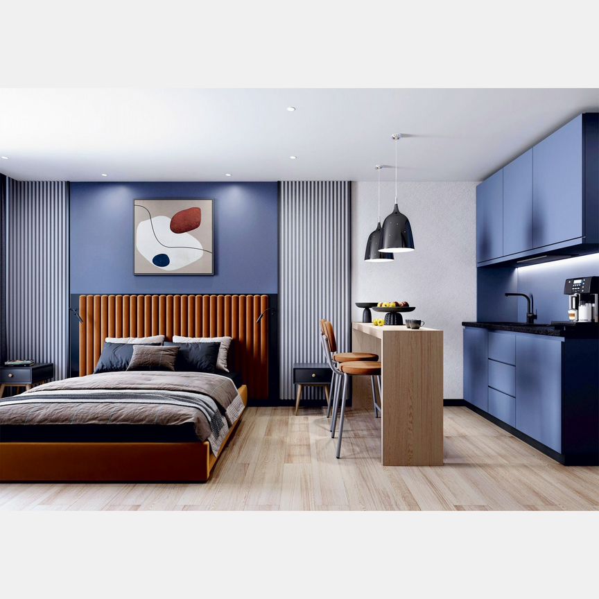 Апартаменты-студия, 43,3 м², 7/14 эт.