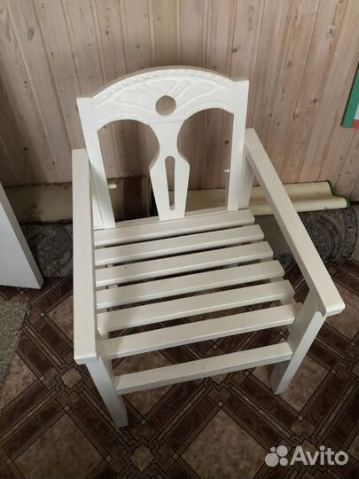 Кресло стул дерево деревянный садовый