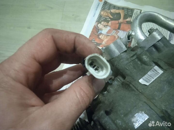Компрессор кондиционера опель
