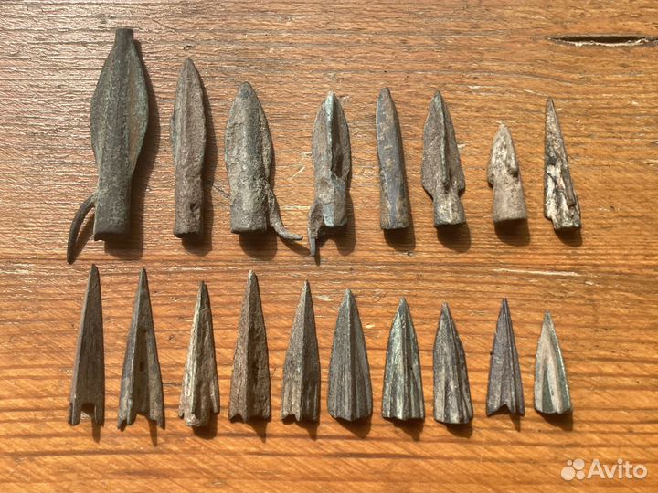 Наконечники ранние скифы 18 шт
