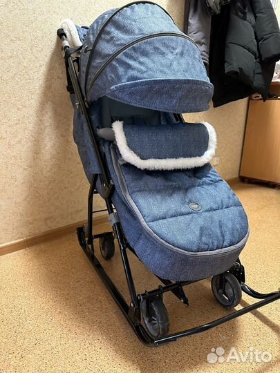 Санки коляска Nika «наши детки» 6