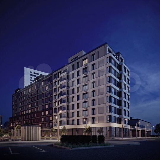 1-к. квартира, 48,1 м², 9/9 эт.