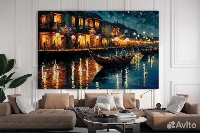 Картина маслом Венеция