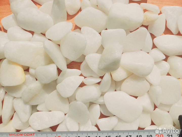 Галька белая 20-40 мм и др