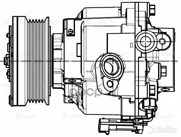 Компрессор кондиционера Opel Mokka (13) /Chevro