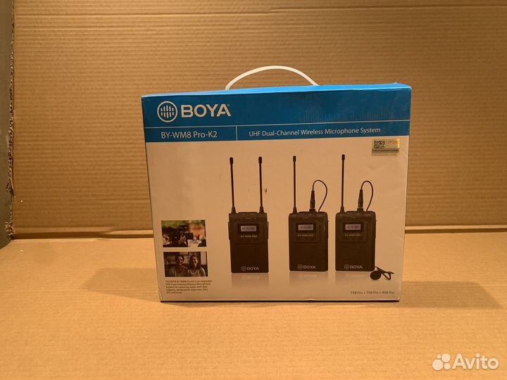 Микрофон петличный беспроводной Boya BY-WM8 Pro-K2