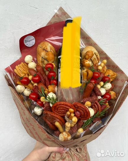 Съедобные букеты, мужской букет