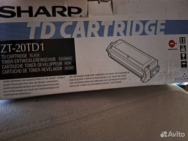 Картридж ZT-20TD1 для sharp