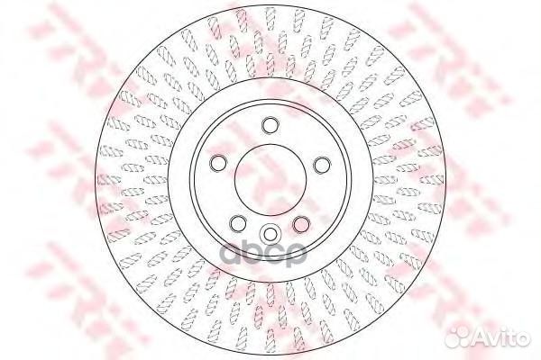 Диск тормозной DF6508S TRW