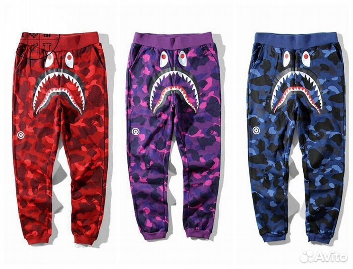Спортивные штаны Bape Синие