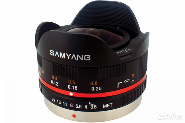 Samyang 7.5mm f/3.5 UMC Fish-eye Micro 4/3 Black
