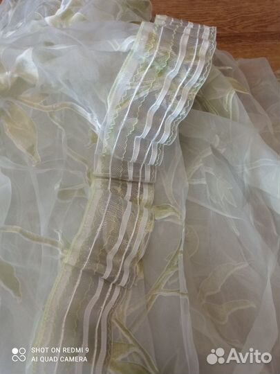 Тюль органза для кухни