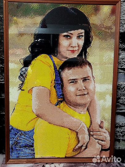 Алмазная мозаика по фото - набор