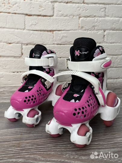 Роликовые коньки детские раздвижные 26-29р-р