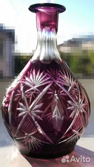 Графин хрустальный, фужеры Стрый