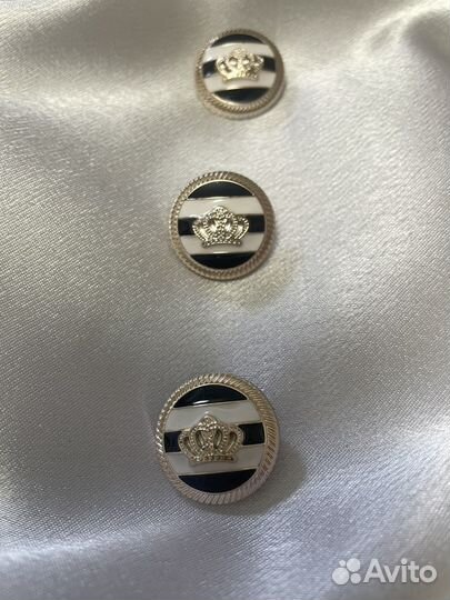Пуговицы Морские летние женские 21мм