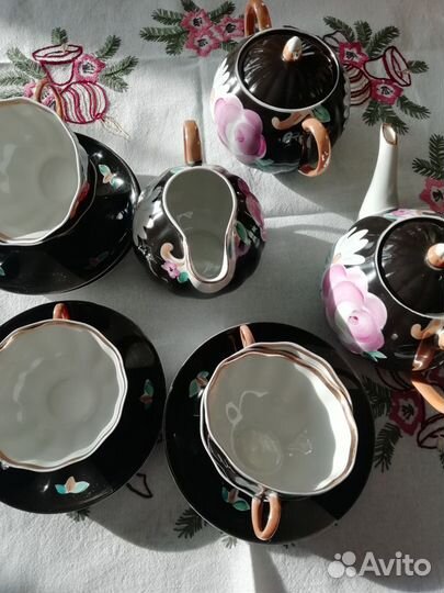 Сервиз чайный Дулево. Редчайший окрас