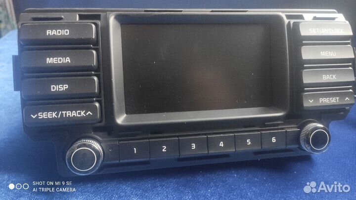 Штатная магнитола кия рио 4