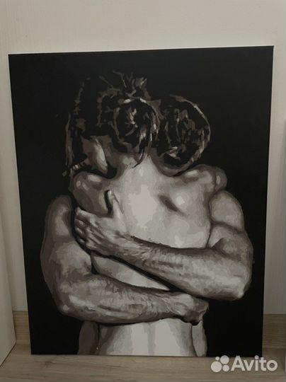 Готовая картина по номерам объятия