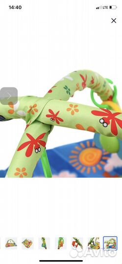 Жирафики Развивающий коврик-ростомер. Новый