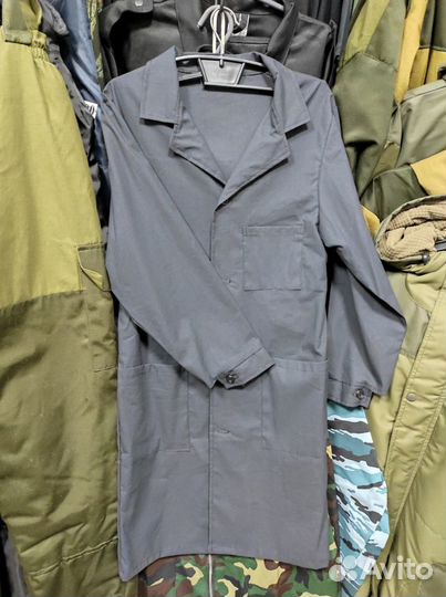 Халат Черный Рабочий Бязь