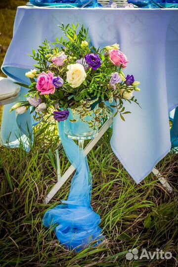 Ваза, ваза-бокал интерьерная, интерьерная ваза