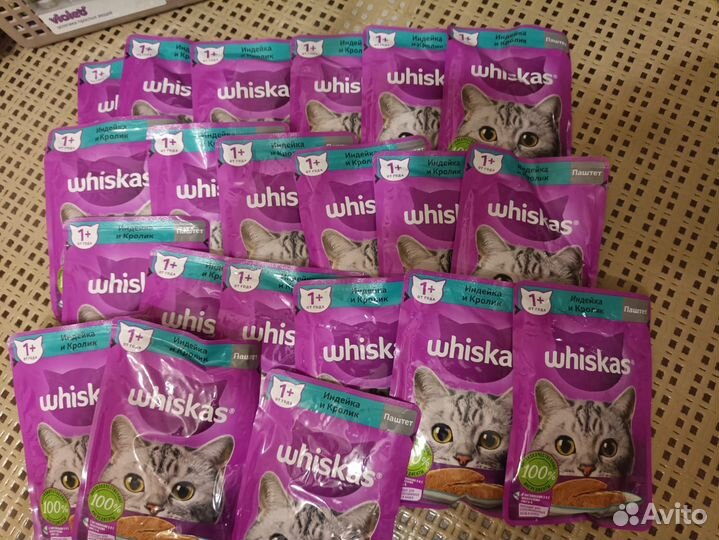 Корм для кошек whiskas 88шт