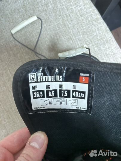 Ботинки для сноуборда nitro sentinel tls