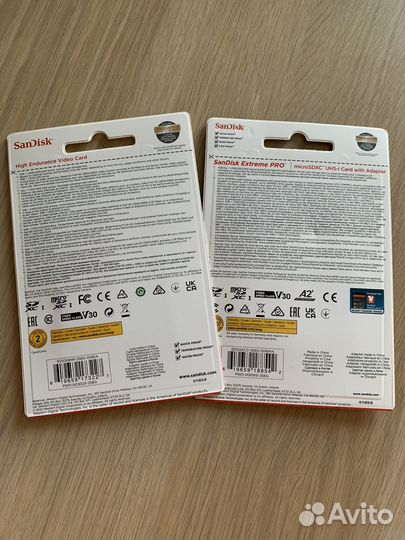 Карты памяти SanDisk и Kodak