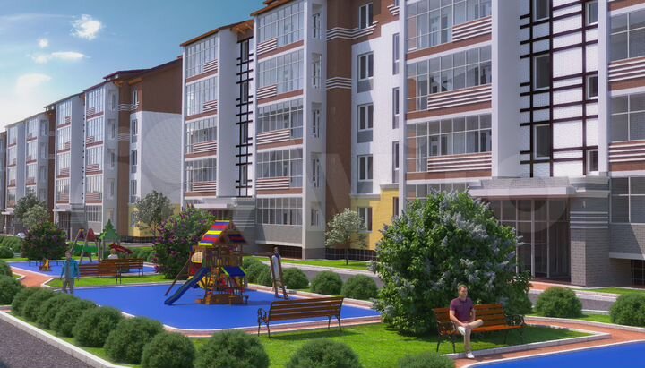 1-к. квартира, 49 м², 5/5 эт.