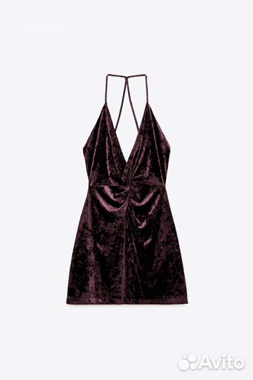 Вечернее бархатное платье