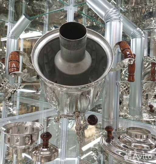 Самовар новый на дровах. Тула. Завод Штамп