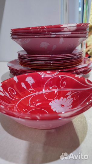 Набор посуды, набор тарелок, 21 предмет