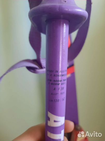 Горные лыжи и палки