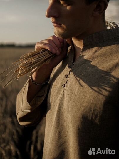 Льняная рубашка