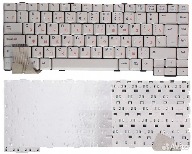 Клавиатура Packard Bell 7521,6020,6021 белая