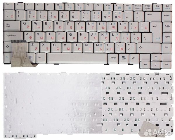 Клавиатура Packard Bell 7521,6020,6021 белая