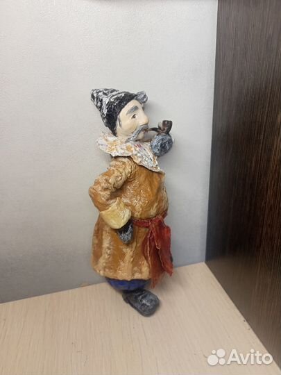 Ватные елочные игрушки от