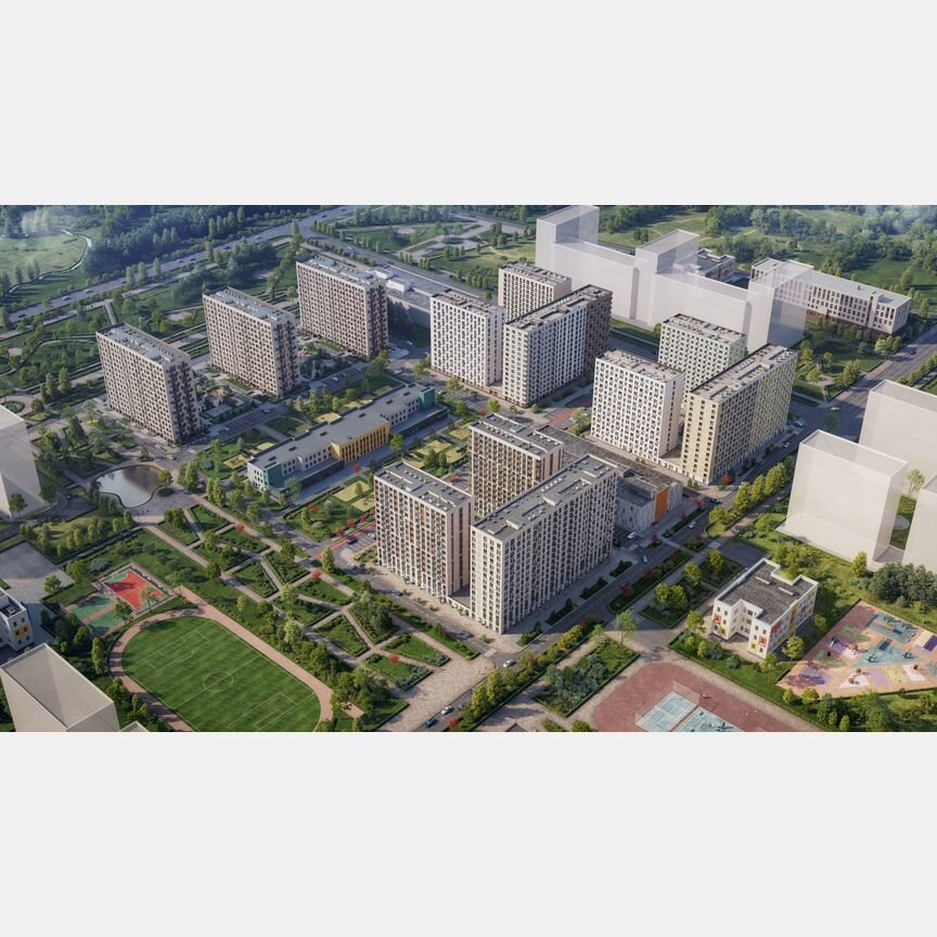 2-к. квартира, 54,2 м², 14/15 эт.