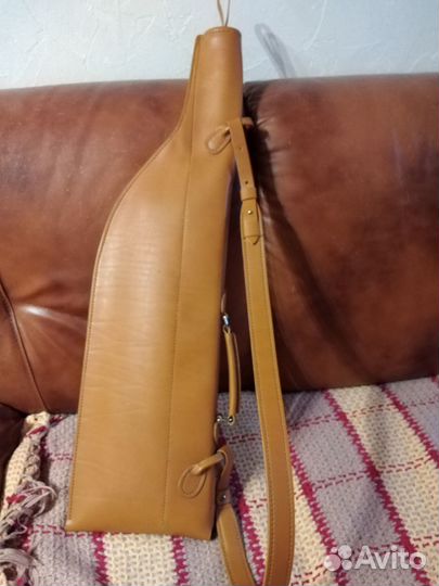 Чехол для охотничьего ружья из натуральной кожи