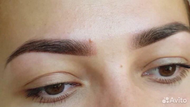 Перманентный макияж бровей и губ