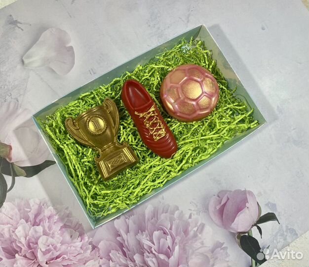 Шоколадный набор в подарок тренеру, спортсмену