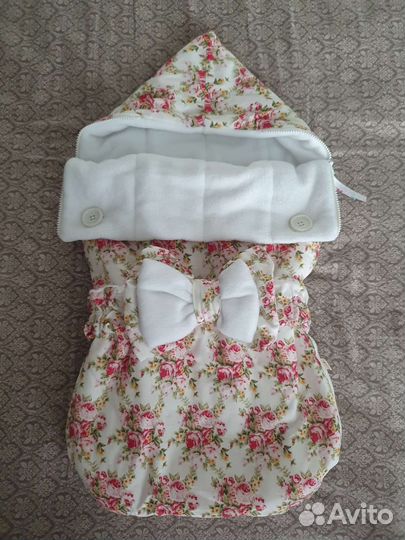 Конверт на выписку на девочку